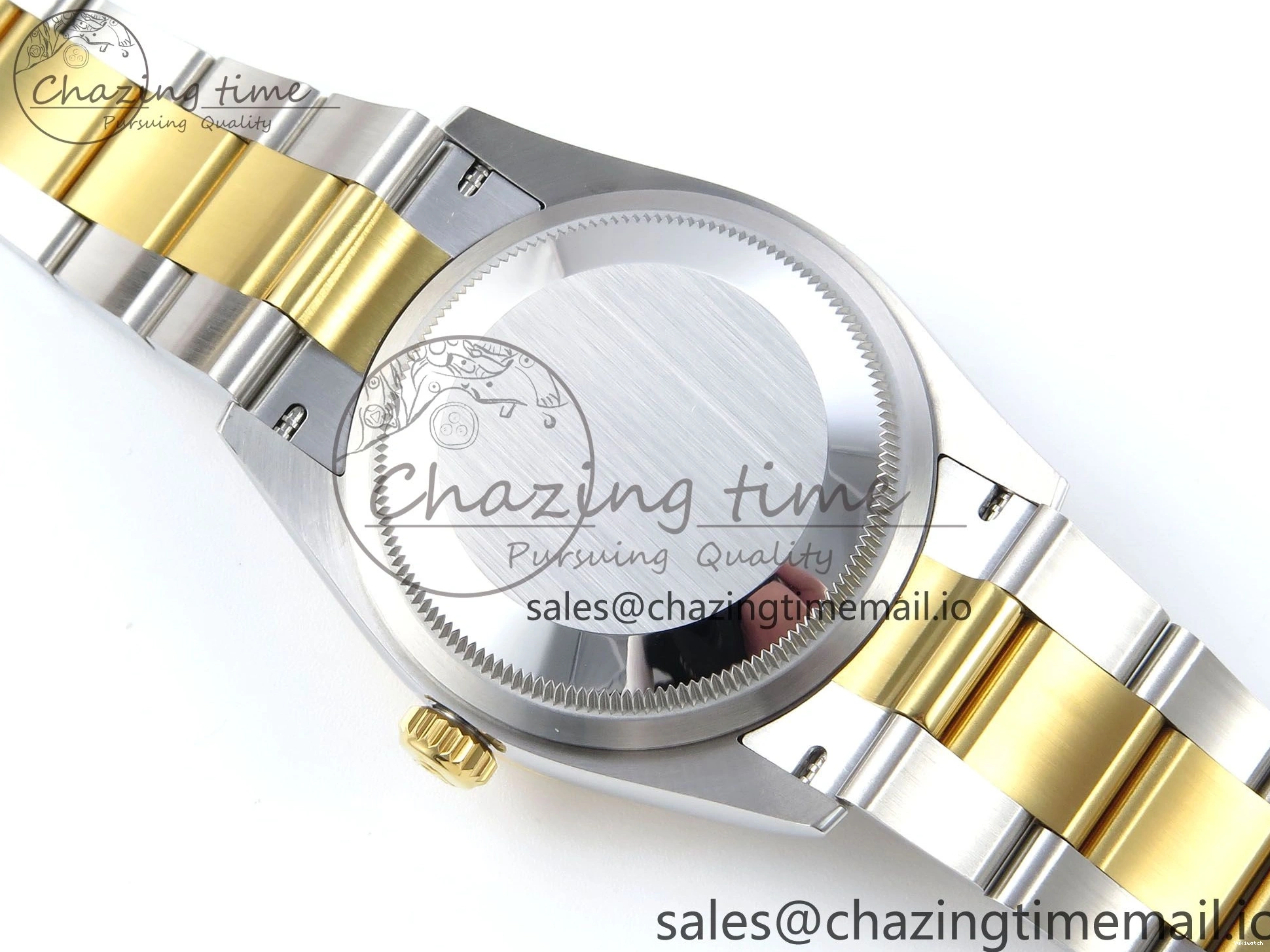 126233 Edition YG Dial 36 A3235 Bracelet on YG Best Leaf SS Stick Oyster DateJust EWEF 0505